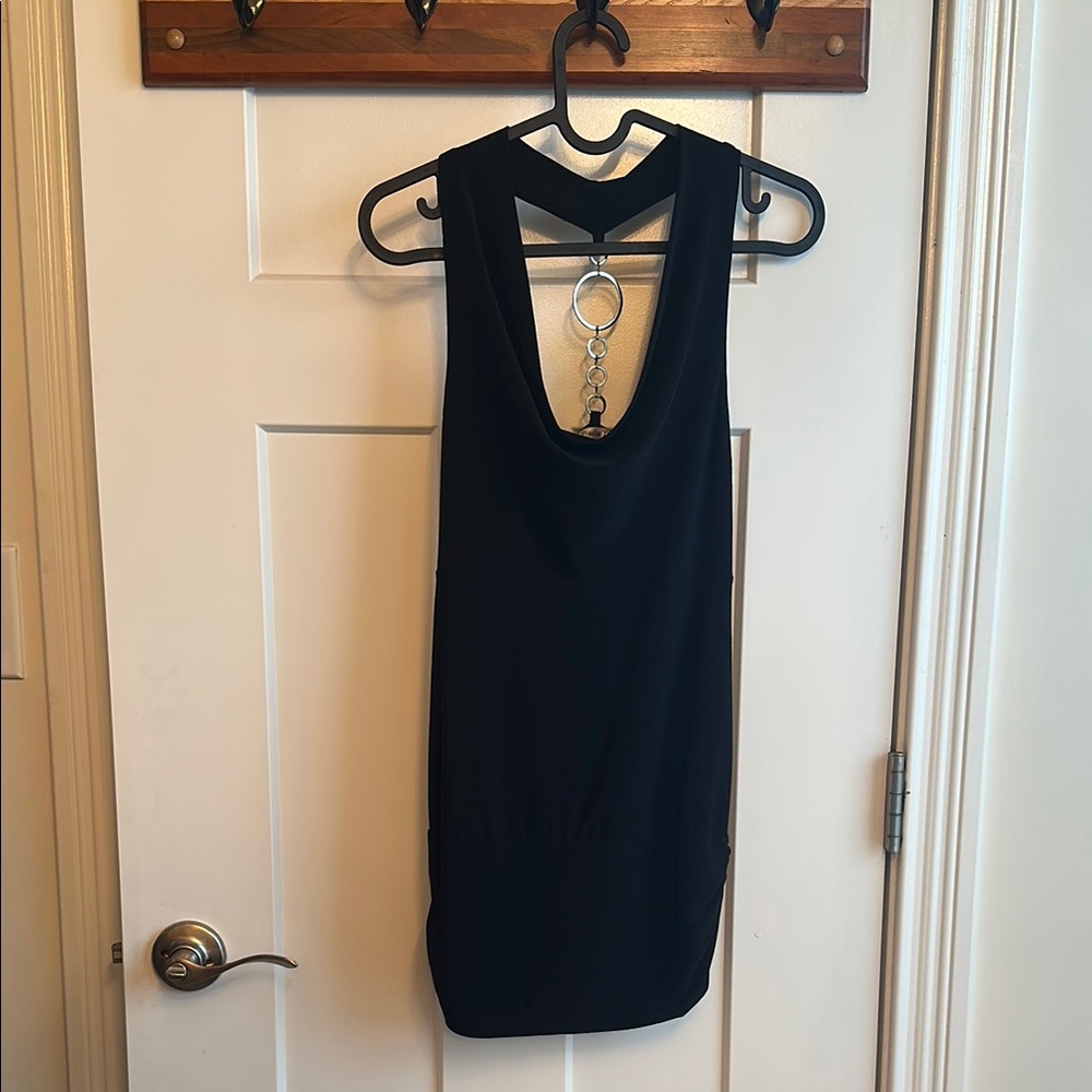 Elegant Black Sleeveless Dress